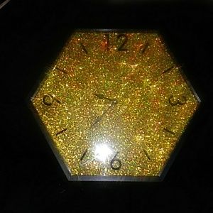 Black And Gold Clock